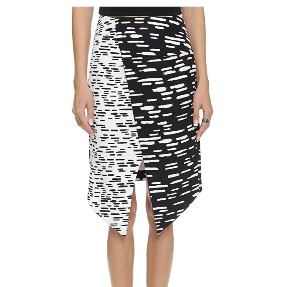 C/Meo asymmetrical skirt